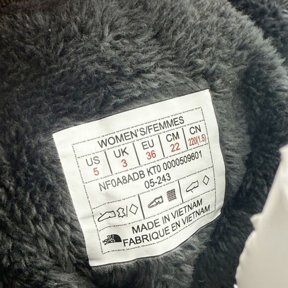 The North Face Womens Shellista V Mid Winter Boot US 5 Black WP Insulated NIB - Picture 11 of 11